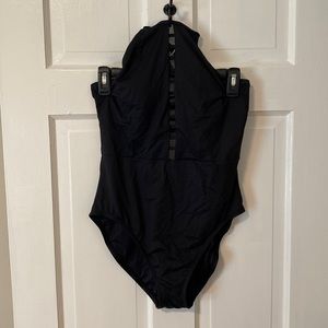 Women’s Black One Piece Swimsuit size L